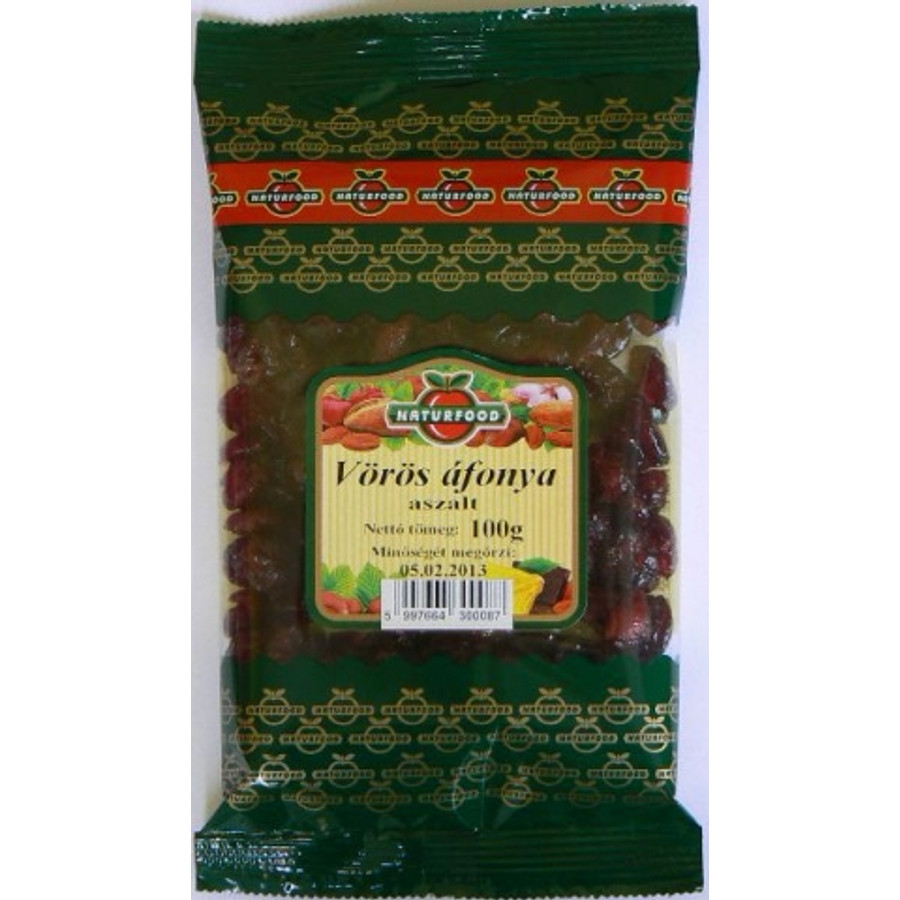 Image of Aszalt vörös áfonya 100 gr. -Naturfood-
