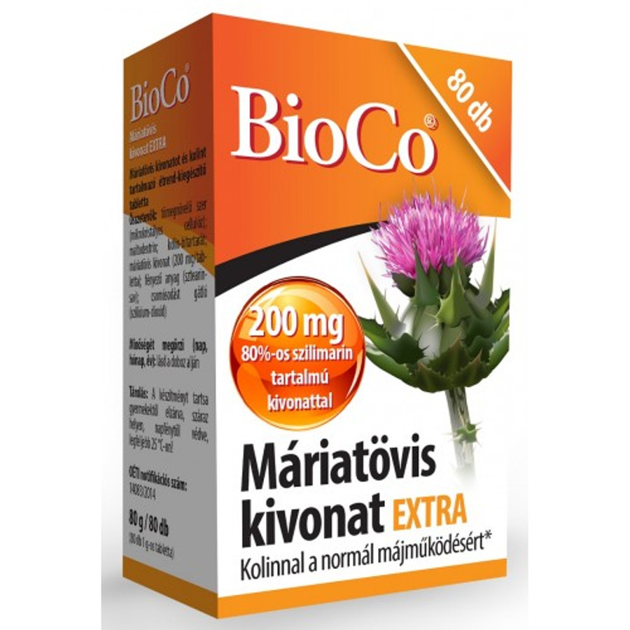 Image of Máriatövis kivonat Extra 80x -BioCo-