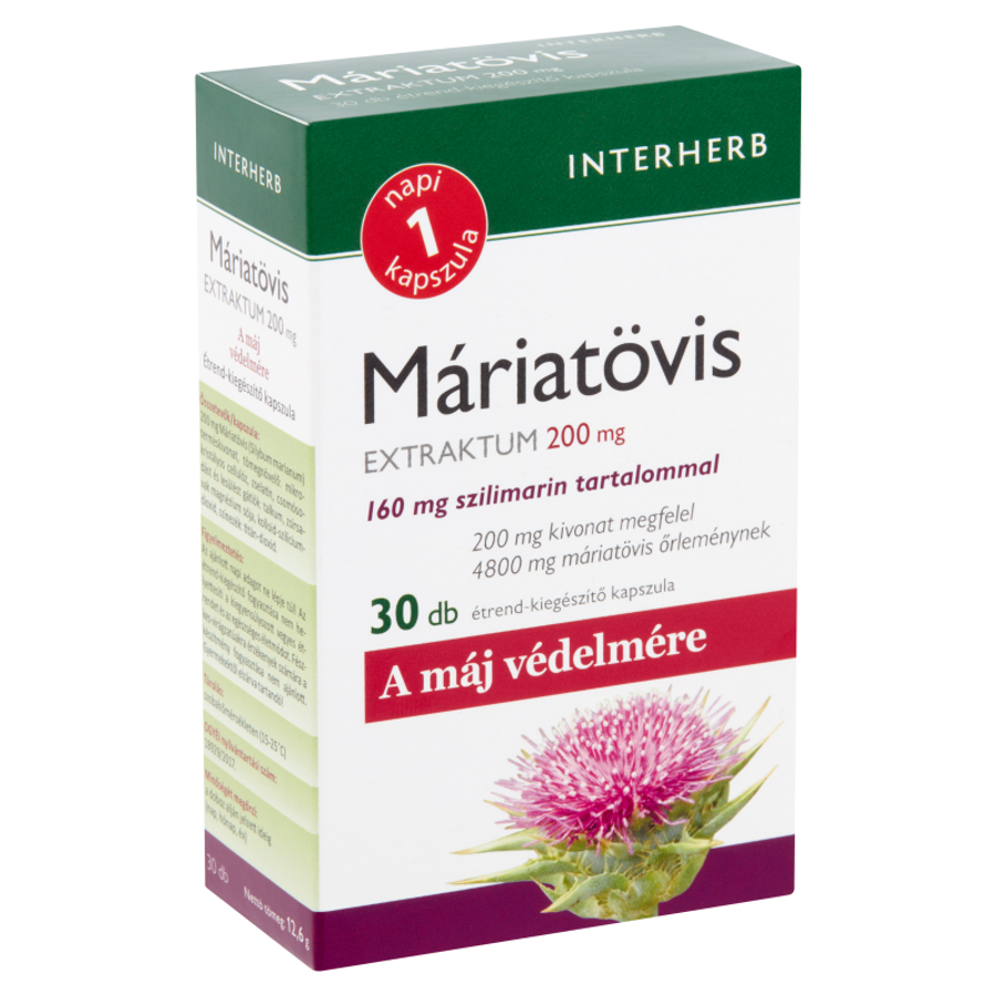 Image of Máriatövis extraktum kapszula -Interherb-