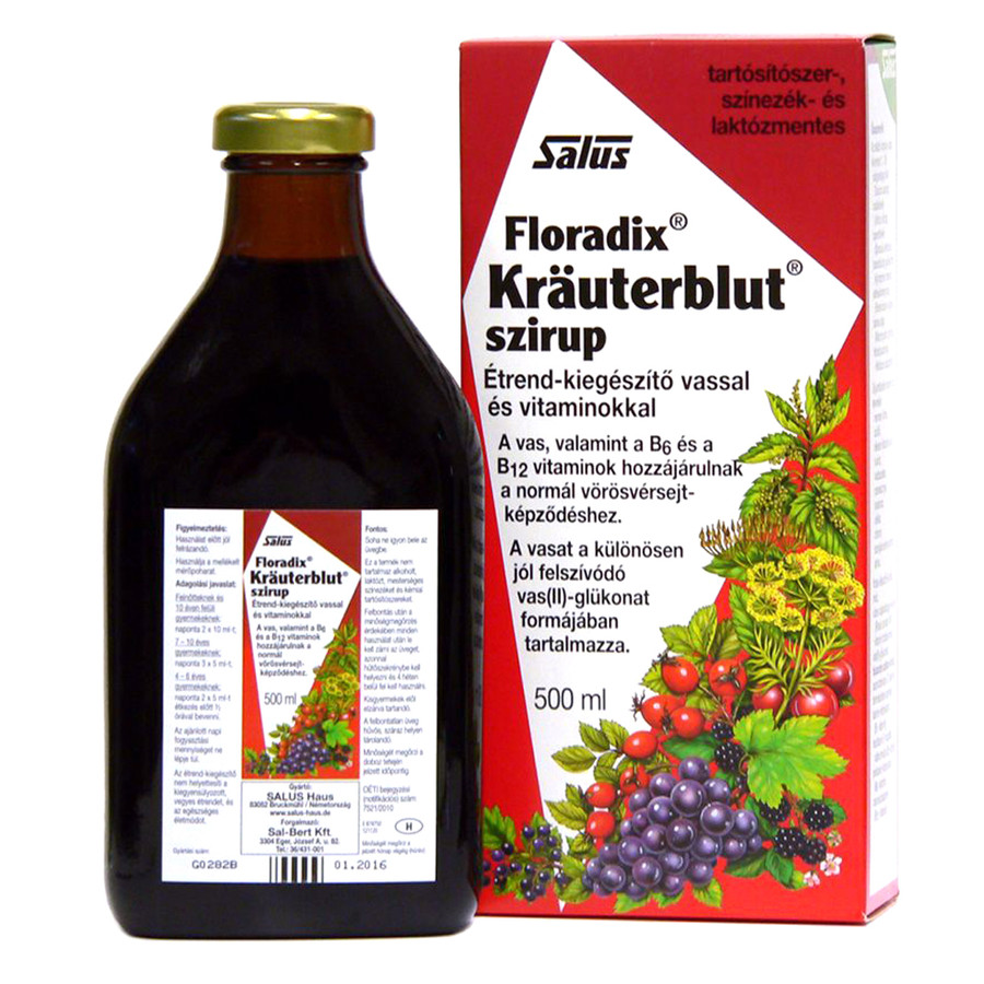 Image of Kräuterblut-S-szirup 500 ml.