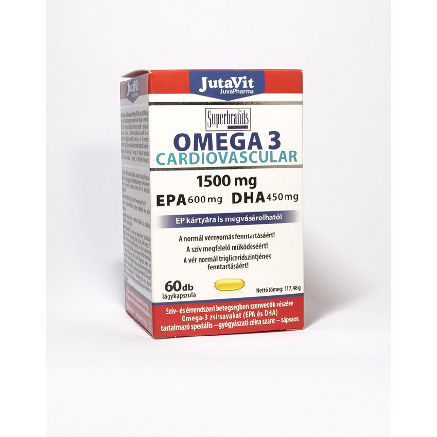 Image of Omega 3 Cardiovascular 1500 mg 60db -JutaVit-