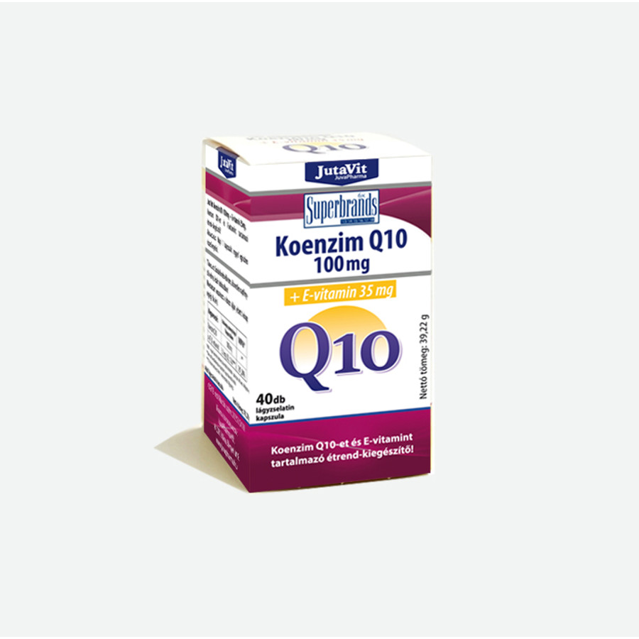Image of Koenzim Q10 100mg +E-vitamin 40x -JutaVit-