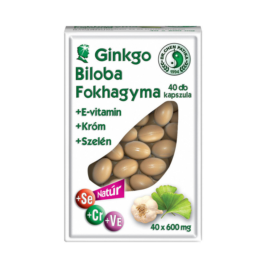 Image of Ginkgo biloba és fokhagyma-Chen patika-
