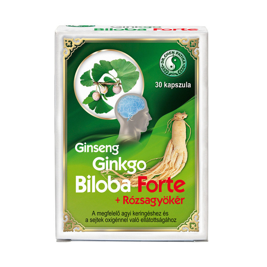 Image of Ginseng Ginkgo Biloba Forte kapszula -Chen patika-