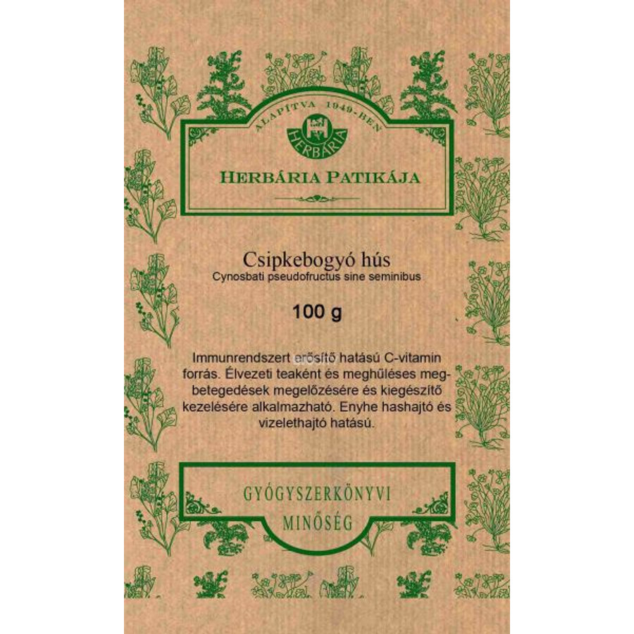 Image of Csipkebogyó hús 100 gr. -Herbária-