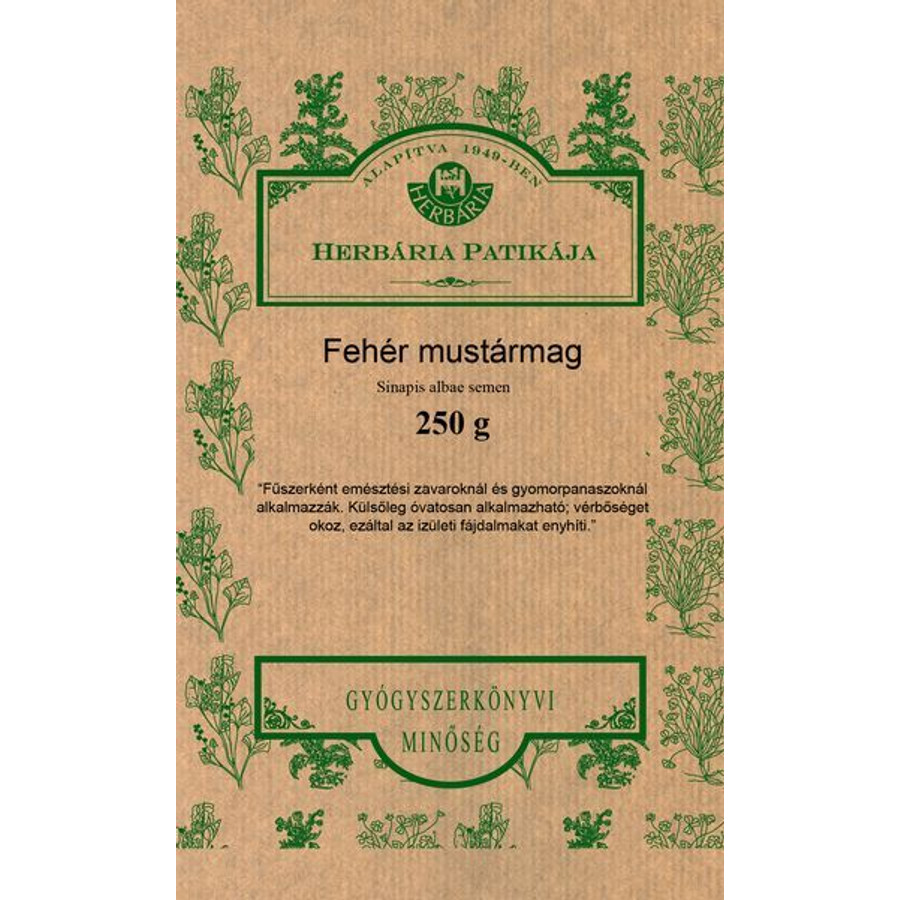 Image of Fehér mustármag 250 gr.-Herbária-