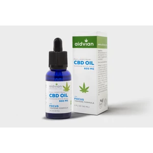 CBD olaj 30 ml. 600 mg. Focus -Aidvian-