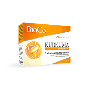 KURKUMA KOMPLEX ÉTREND-KIEGÉSZÍTŐ KAPSZULA 60 DB -Bioco-