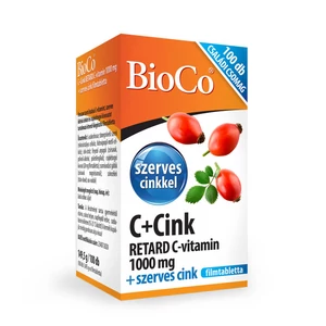 Csipkebogyós C-vitamin 1000mg + szerves cink  -BioCo-