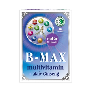 B-MAX multivitamin tabletta-Chen patika-