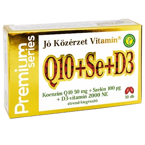 Prémium Q10+Se+D3 -Jó Közérzet-