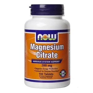 MAGNESIUM CITRATE 200MG. 100x - NOW-