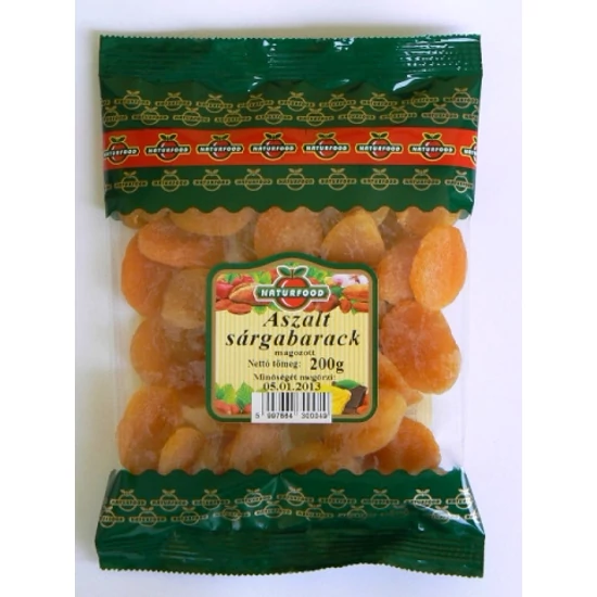 Aszalt sárgabarack 200 gr. -Naturfood-