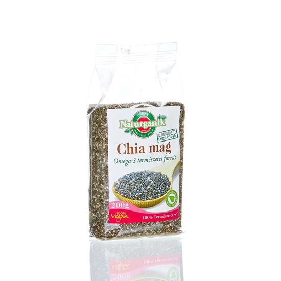 Chia mag fekete 200 gr. -Naturganik-