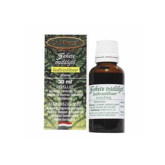 Fekete nadálytô bedörzsölôszer 30ml.