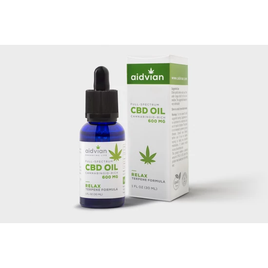 CBD olaj 30 ml 600 mg. Relax - Aidvian-