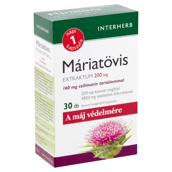 Máriatövis extraktum kapszula -Interherb-