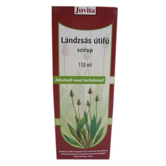 Lándzsás útifű szirup 150ml-Jutavit-