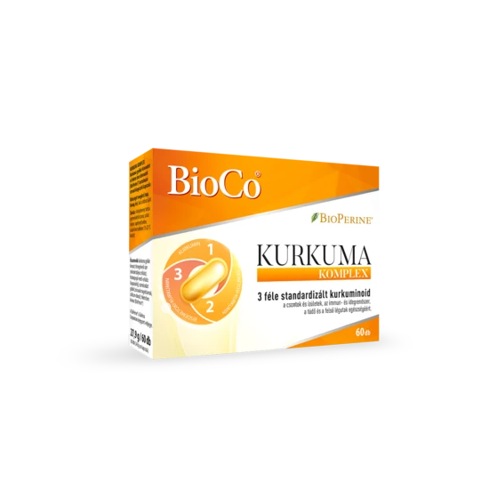 KURKUMA KOMPLEX ÉTREND-KIEGÉSZÍTŐ KAPSZULA 60 DB -Bioco-