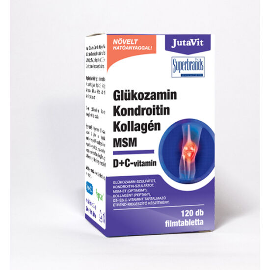 Glükozamin Kondroitin Kollagén MSM D+C-vitamin 120 db -Jutavit-