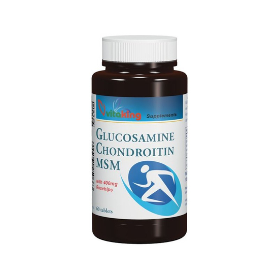Glükozamin + Kondroitin + MSM tabletta  60x -Vitaking-