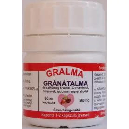 Gralma,gránátalma és szőlőmag-Pharmafort