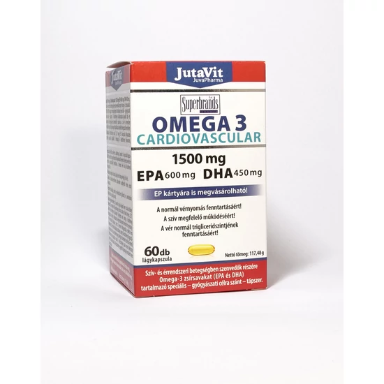 Omega 3 Cardiovascular 1500 mg  60db -JutaVit-