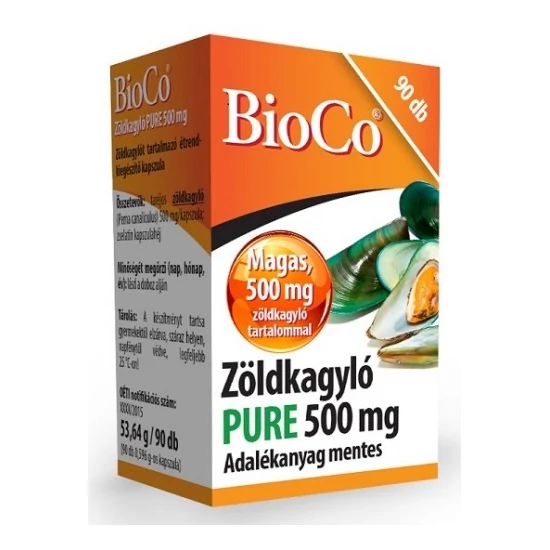 Zöldkagyló kapszula 90x -BioCo-