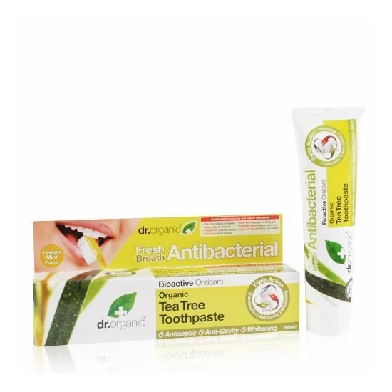 Bio teafaolajos fogkrém -Dr.Organic-