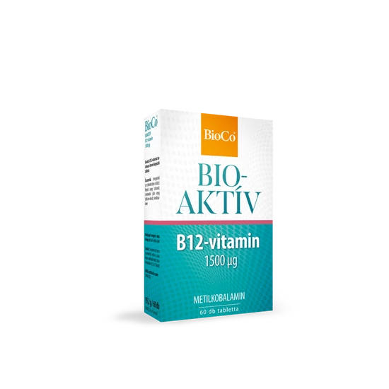BIOAKTÍV B12-VITAMIN 1500 MCG TABLETTA 60 DB -BioCo-