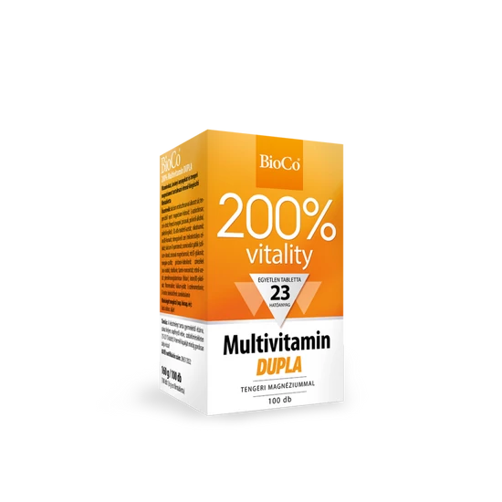 MULTIVITAMIN DUPLA  200% FILMTABLETTA 100 DB -Bioco-