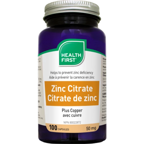 Cink-citrát 50 mg -Health First-