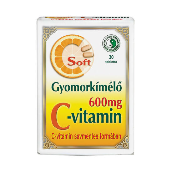 Soft C-vitamin -gyomorkímélő- filmtabletta  -Chen patika-