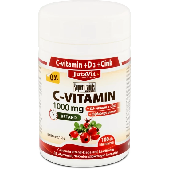 C vitamin nyútott felsz. 1000 mg  100X  -Jutavit-