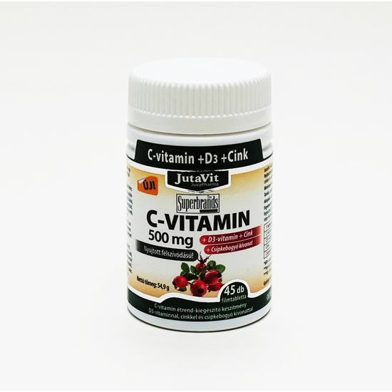 C vitamin nyújtott felszív. 500 mg. 45x -Jutavit-