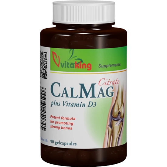 CalMag citrát + D-vitamin -Vitaking-